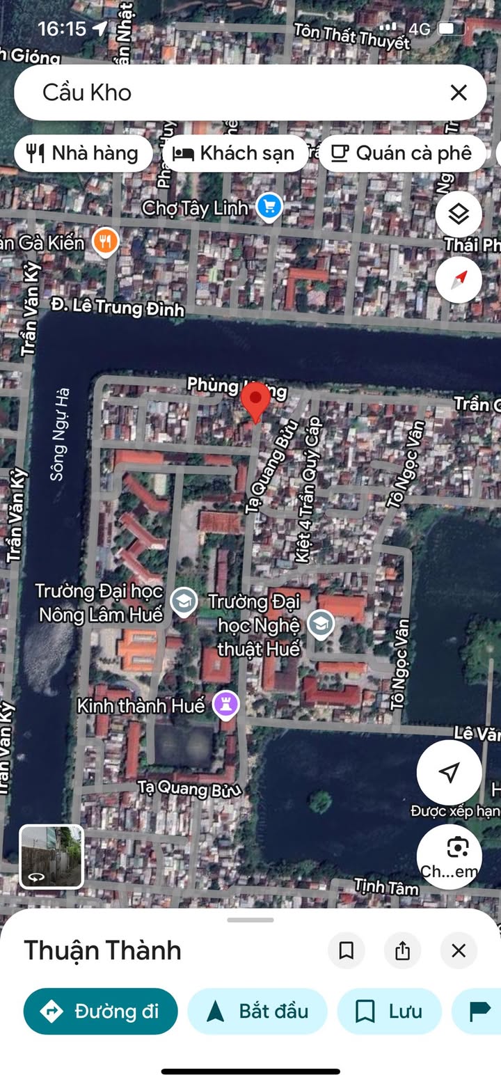 Đất Nền 200m² Đường Phùng Hưng, Huế - Xây dựng tự do, kinh doanh ngay!