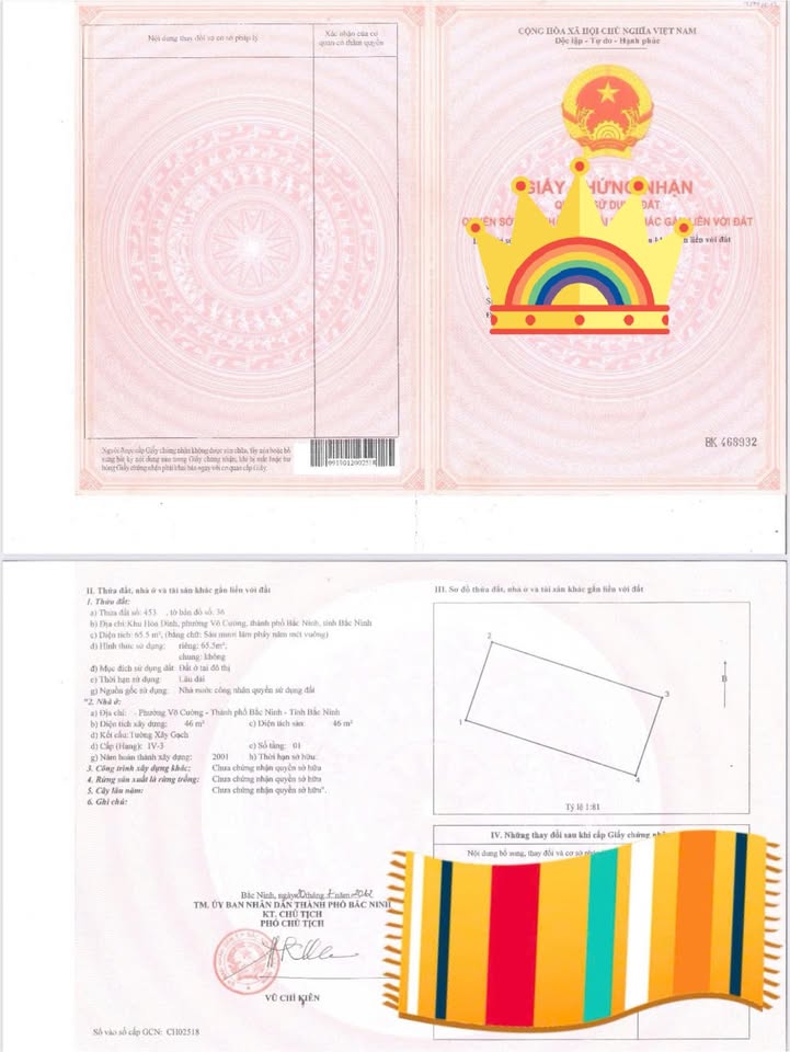 Đất nền Võ Cường, TP Bắc Ninh 65m² giá 3.3 tỷ - Đường to ô tô!