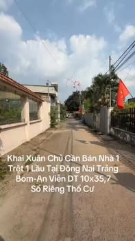 Nhà 2 Mặt Tiền Trảng Bom 355m² - Sổ Riêng, Sân Rộng, Gần Chợ