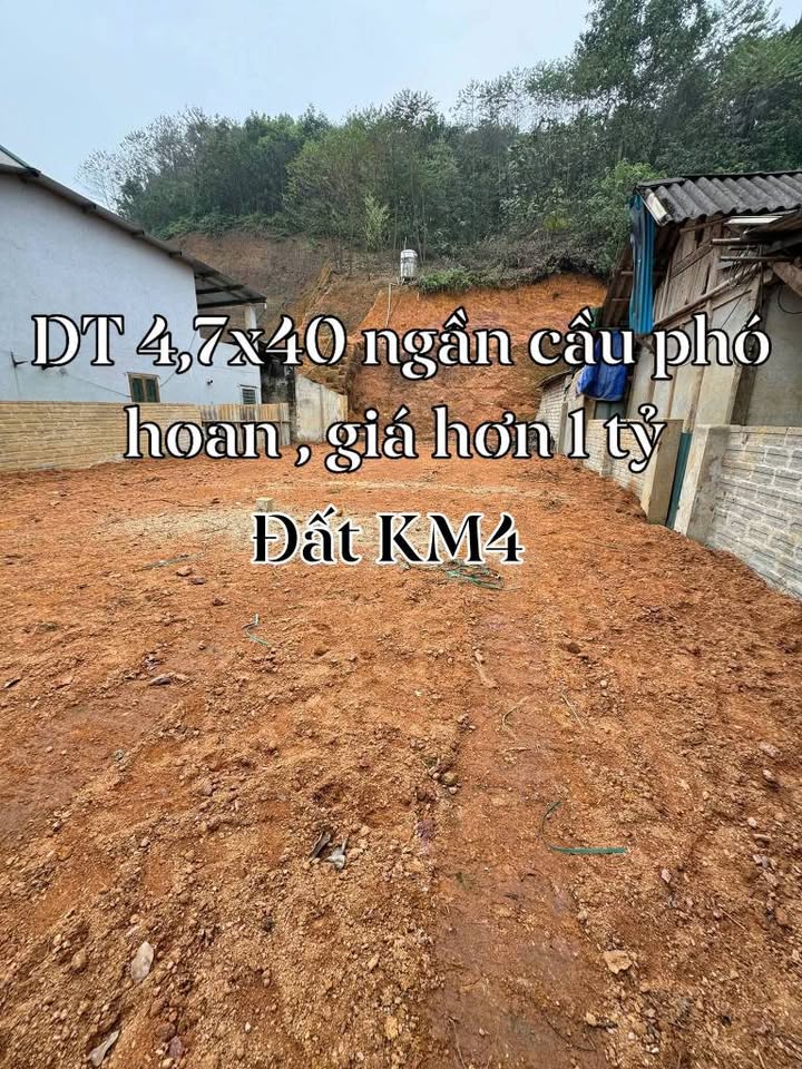 Đất nền Yên Bái 193m² - View Suối Kè, Gần KĐT Hạnh Phúc, Giá Tốt Đầu Năm