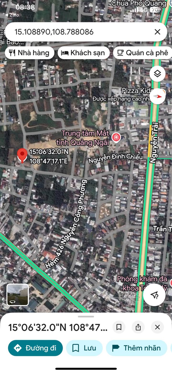 Đất Hẻm Nguyễn Đình Chiểu, Quảng Ngãi - 100m² Sổ Đỏ, Ô Tô Tới Đất