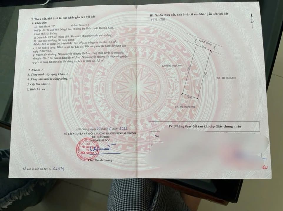 Đất nền Đông Lãm Dương Kinh 70m² giá 1.69 tỷ - Sổ đỏ chính chủ!