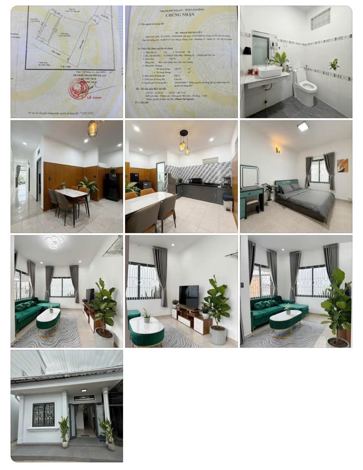 Nhà riêng Trần Phú Đà Lạt 101m² - Full nội thất, ô tô đỗ cửa!