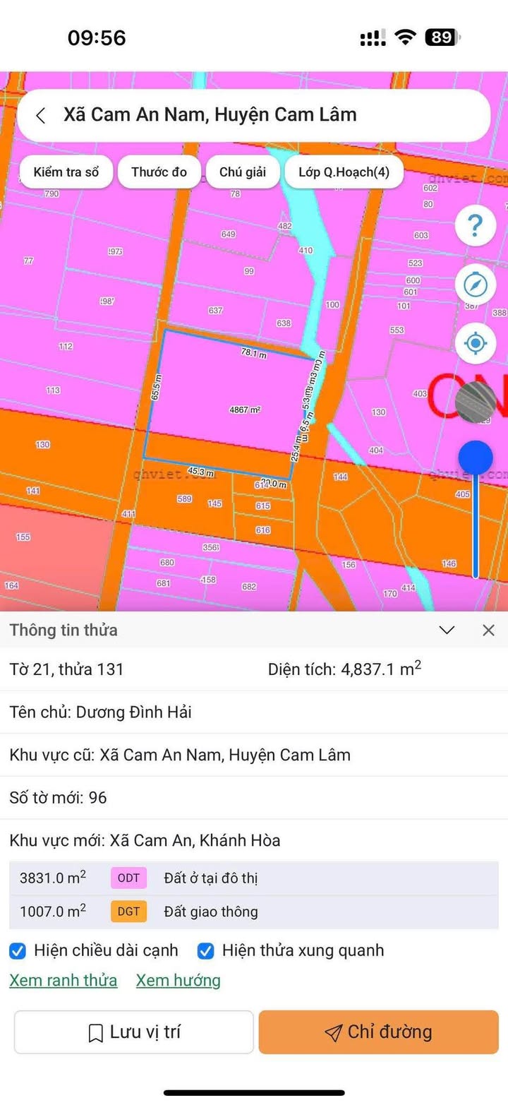 Bán đất Cam An Nam 4800m² - Đất nền phân lô tiềm năng tăng giá cao!