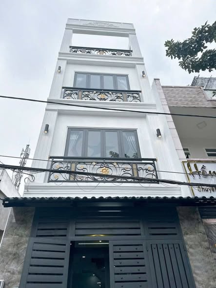 Cho thuê nhà 4 tầng mặt tiền Hương Lộ 2, Bình Tân - 4PN, 13 Triệu/Tháng
