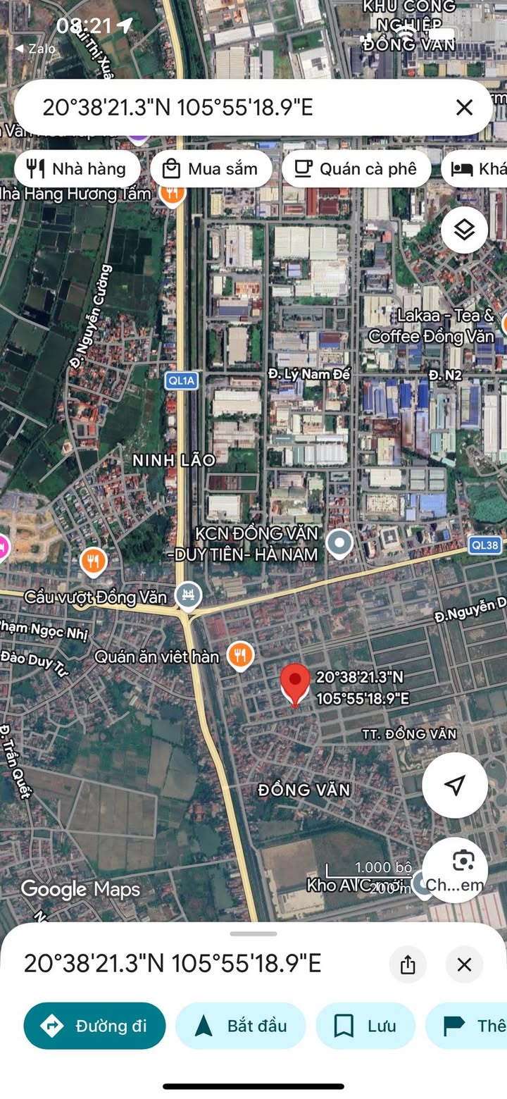 Đất nền 75m² Đồng Văn, Hà Nam - View công viên, gần chợ, sổ đỏ sẵn sàng