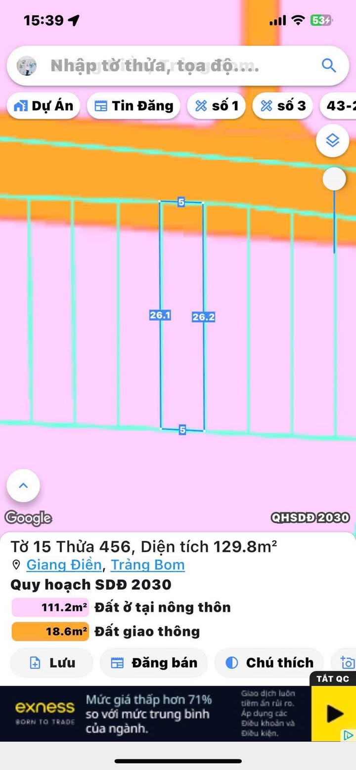 Đất nền Giang Điền, Trảng Bom 130m² - Sổ đỏ chính chủ!