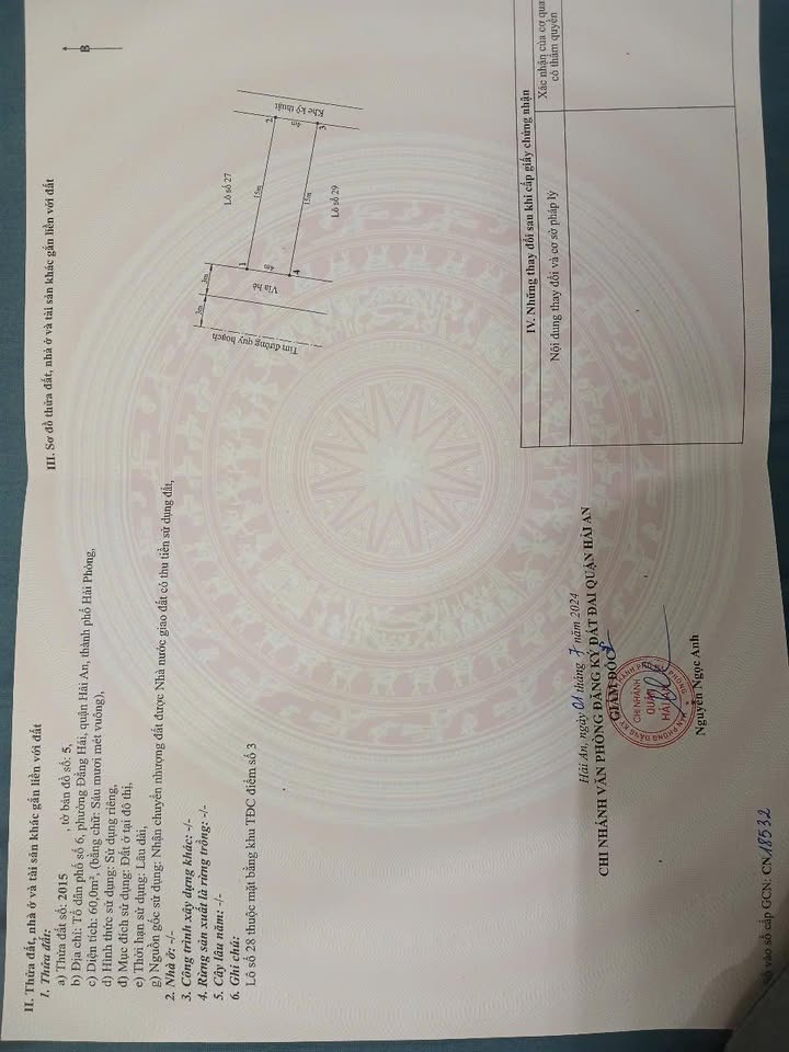 Đất nền TĐC Điểm 3, Đông Hải 1, Hải An 64m² - Tiềm năng tăng giá!