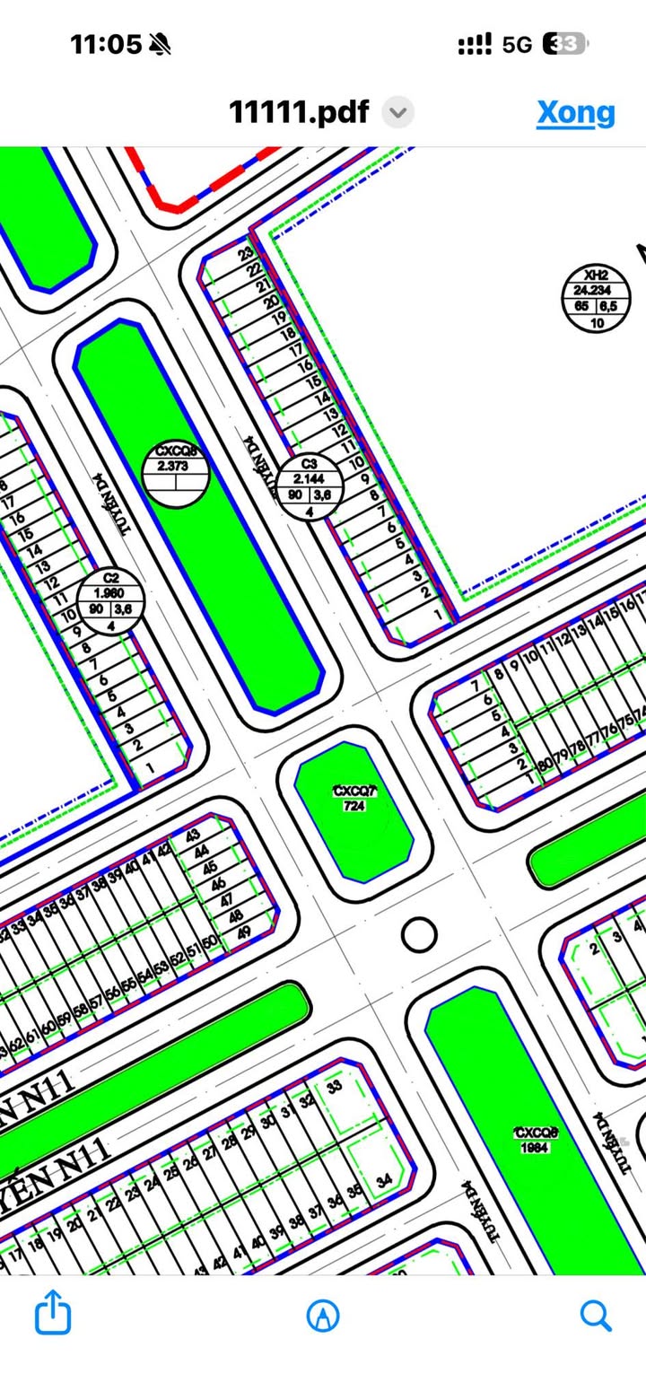 Bán 2 nền mặt tiền công viên Golden City, An Giang - 95m² giá 2.94 tỷ