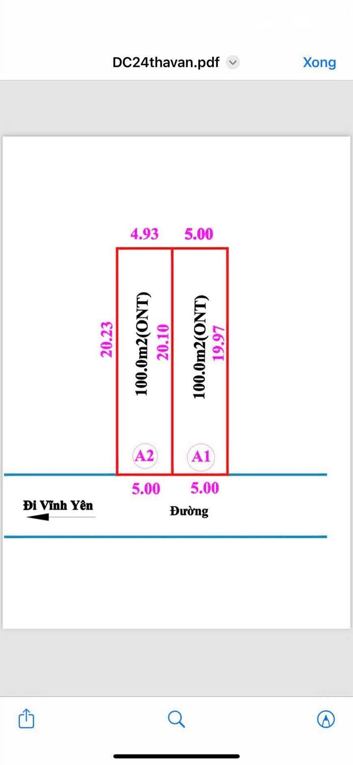 Đất nền Xã Xuân Trường, Vĩnh Tường 100m² - Sổ đỏ chính chủ, tiềm năng sinh lời!