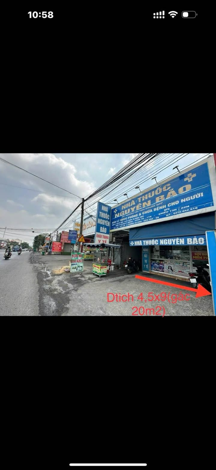 Nhà Mặt Tiền Bùi Văn Hòa Biên Hòa 45m² - Kinh doanh đắc địa ngay KCN2