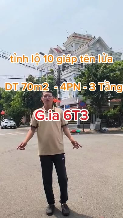 Nhà 3 Tầng Góc Tỉnh Lộ 10, Bình Tân - 70m² Full Nội Thất, Giá 6.3 Tỷ