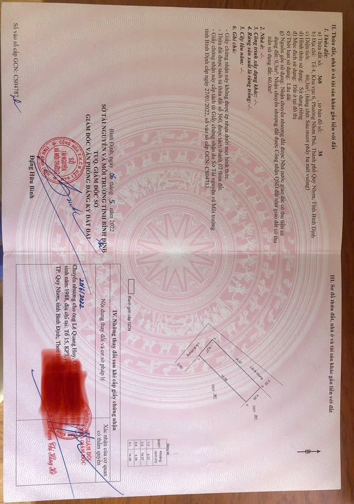 Đất nền Quy Nhơn 60.3m² chỉ 1.7 tỷ - Tiềm năng tăng giá vượt trội!