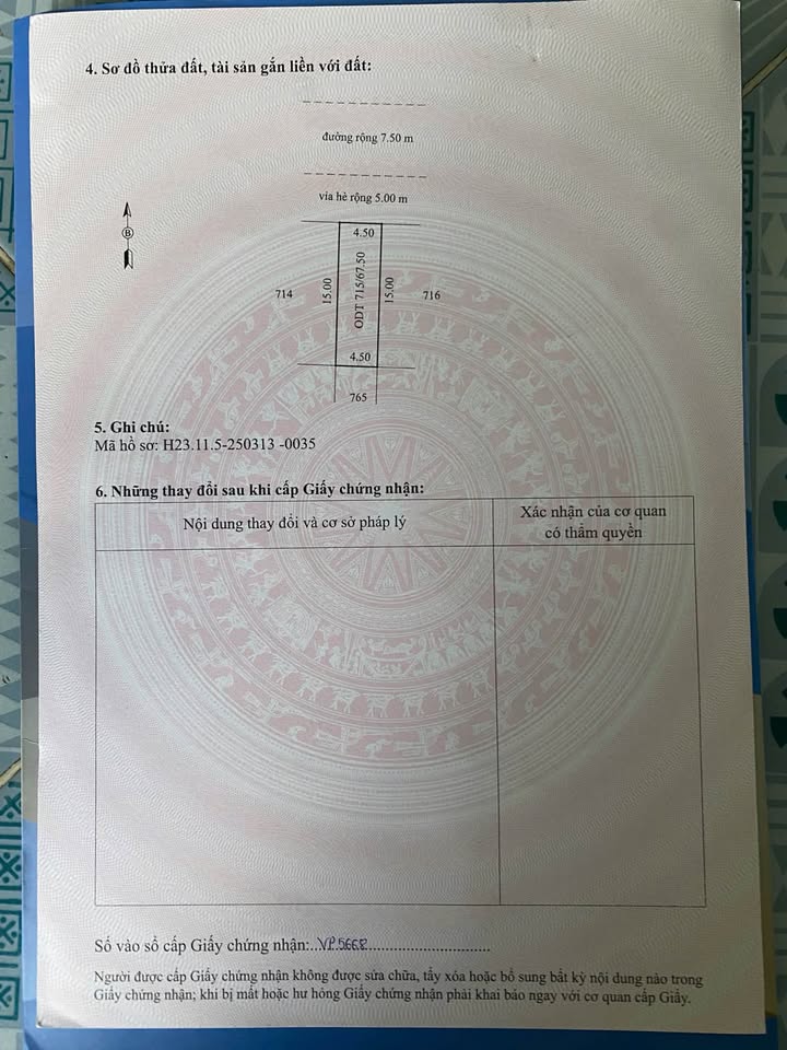 Bán Đất Nền Việt Nhi Hải Dương 67.5m² - Lô OT6b, View Sân Vận Động