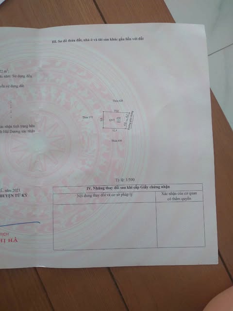 Bán đất Tứ Kỳ 120m² dưới 750 triệu - Sổ đỏ sẵn sàng