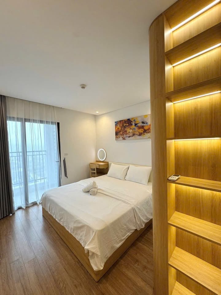 Cho thuê căn hộ 1PN Green Bay Hạ Long, tầng trung, full nội thất