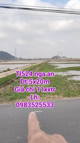 Đất nền Nga An, Nga Sơn 100m² giá 1.1 tỷ - Tiềm năng tăng giá!