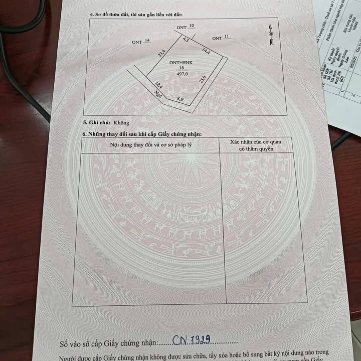 Đất nền Trường Giang Nông Cống 500m² giá 6xx triệu - Sổ đỏ chính chủ!