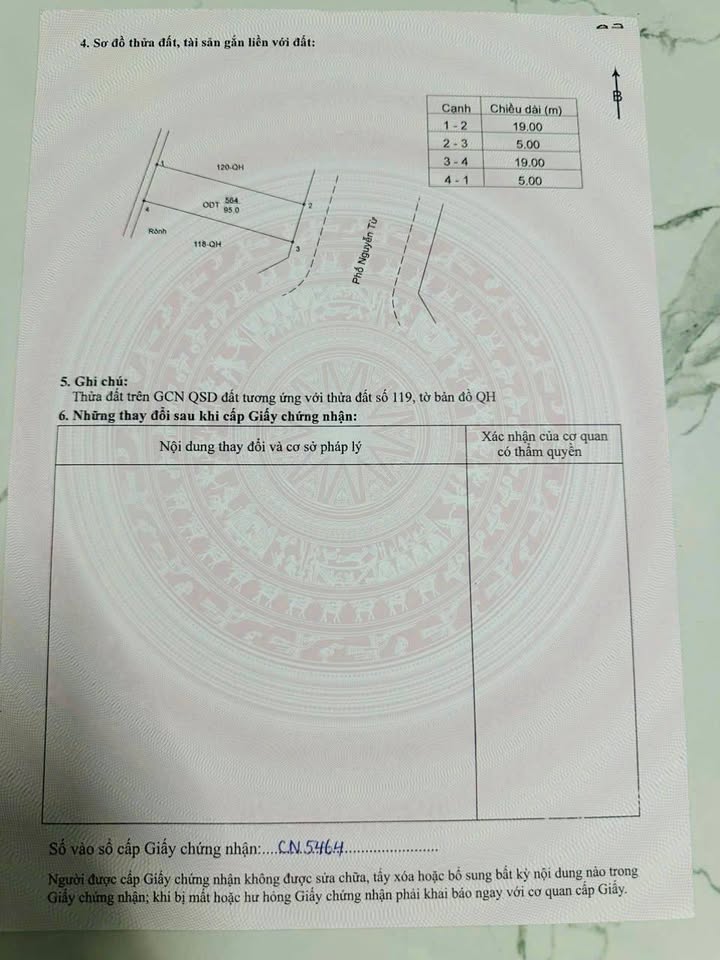 Đất Vĩnh Yên 95m² Mặt Tiền 5m - Trục Chính Nguyễn Từ, Kinh Doanh Sầm Uất