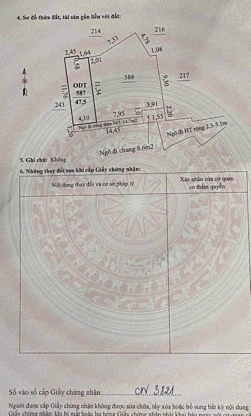 Nhà cấp 4 Đường Ngọc Nữ, TP Thanh Hóa 48m² – Vị trí đẹp, giá tốt!