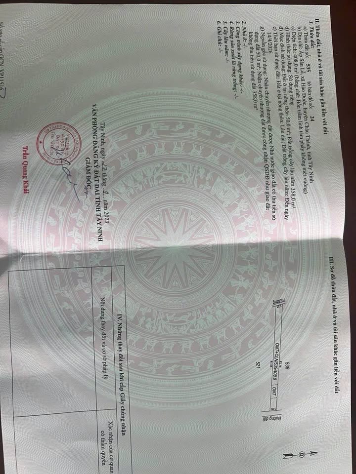 Bán Gấp 2 Lô Đất Vị Trí Đẹp Xã Hảo Đước, Châu Thành, Tây Ninh - 400m²/lô