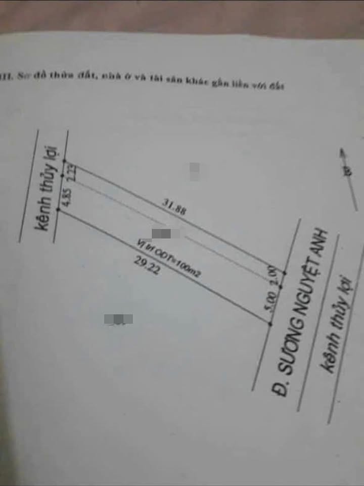 Đất Sóc Trăng 210m² mặt tiền Sương Nguyệt Anh - Sổ hồng thổ cư, Giá 1.6 tỷ