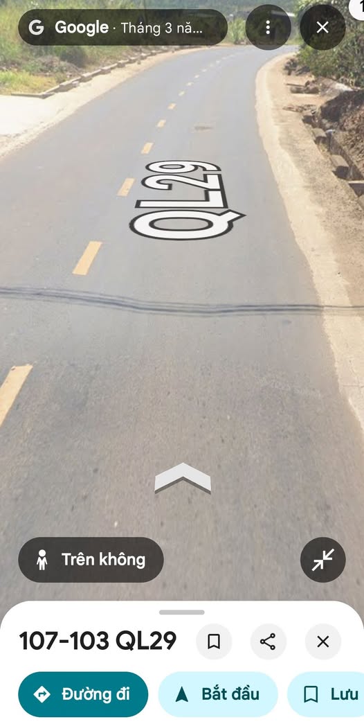 Đất nền mặt tiền QL29 Krông Năng, Đắk Lắk - 1196m² - Giá 3.56 Tỷ