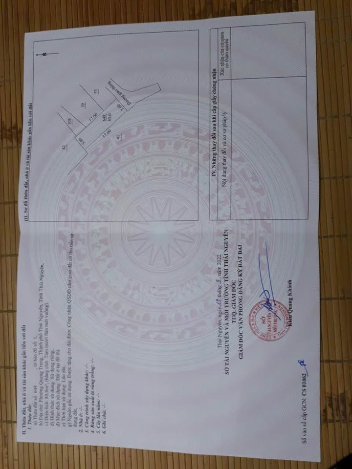 Đất nền Quyết Thắng Thái Nguyên 85m² hơn 3 tỷ - Sổ đỏ chính chủ