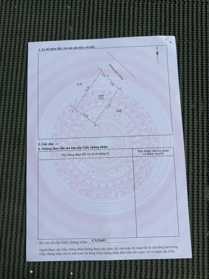 Đất Phổ Yên 75m² Sổ Đỏ Chính Chủ - Trung Tâm Vạn Xuân