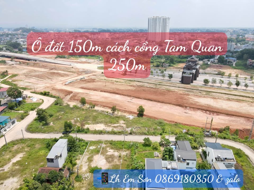 Bán đất 150m² Tam Quan, Phổ Yên - Sổ đỏ sẵn, gần đảo tròn Bắc Sơn