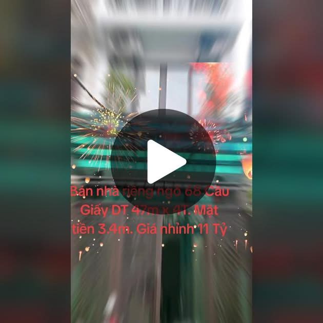 Nhà riêng Ngõ 68 Cầu Giấy 47m² giá 11 tỷ - Vị trí đẹp