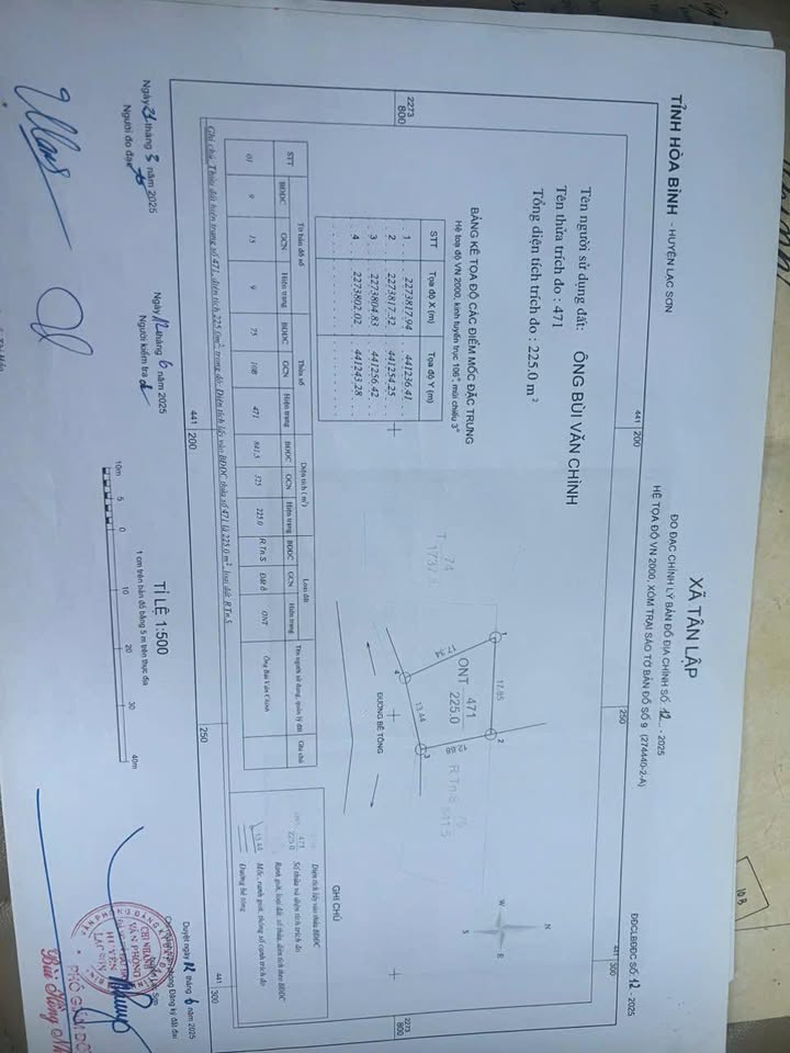 Đất nền Lạc Sơn 225m² giá 150 triệu - Sổ đỏ chính chủ!