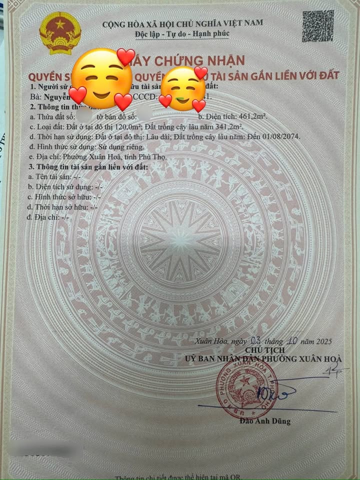 Đất nền Phúc Yên 461m² trục chính Phạm Văn Đồng – Tiềm năng tăng giá!