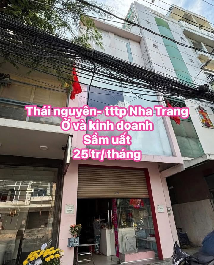Cho thuê nhà 100m² mặt tiền đường Thái Nguyên, Nha Trang - Kinh doanh đa ngành nghề