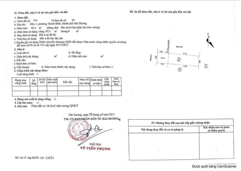 Đất nền Khúc Thừa Dụ, Hải Dương 62.2m² giá 2.6 tỷ - Đường to ô tô