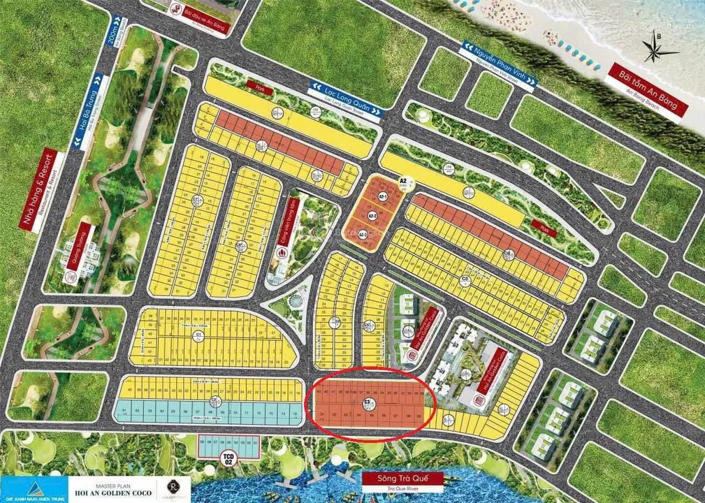 Đất Nền Lô Góc Sông Trà Quế - 136.5m² - Gần Biển An Bàng