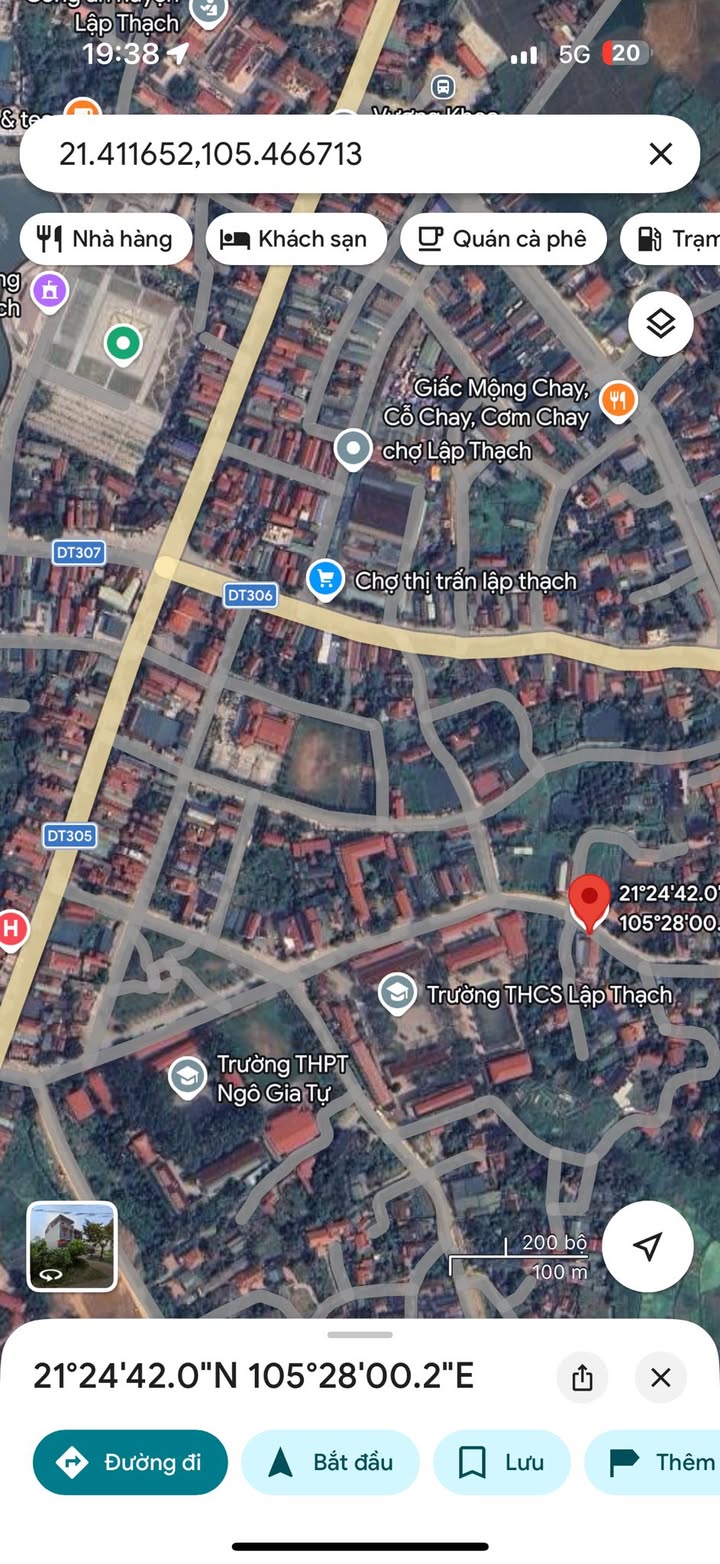 Bán nhà mặt phố Ngô Gia Tự Lập Thạch 67m² - Vị trí kinh doanh đắc địa