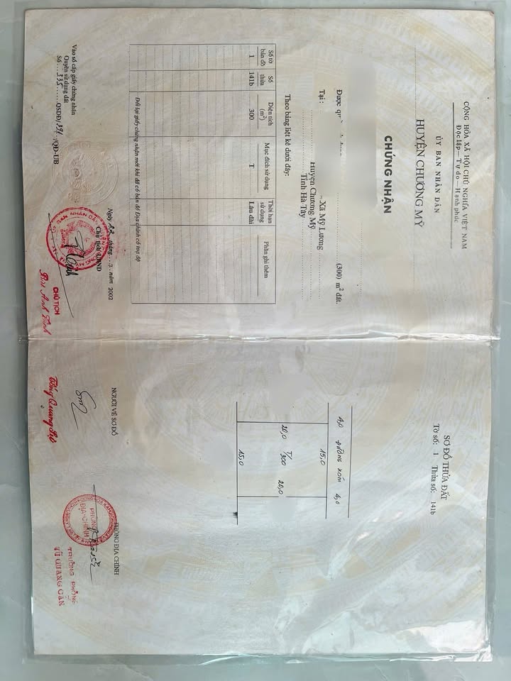 Đất nền Mỹ Lương, Chương Mỹ 300m² giá 3 tỷ - Tiềm năng tăng giá vượt trội!