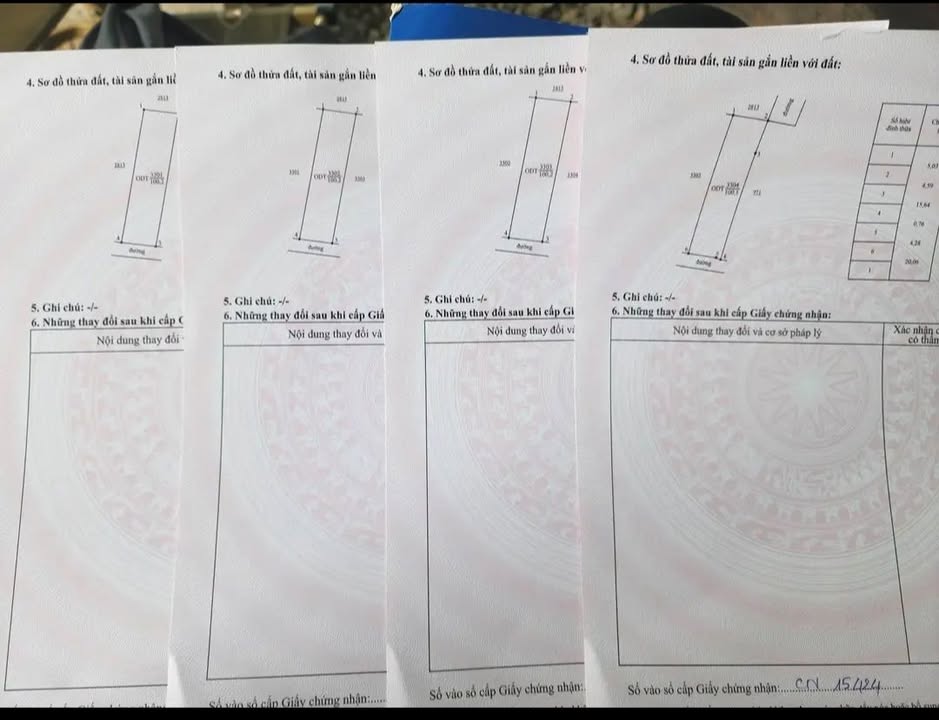 Bán Gấp 6 Lô Đất Thổ Cư Hàm Thắng - 100m² Sổ Đỏ Chính Chủ