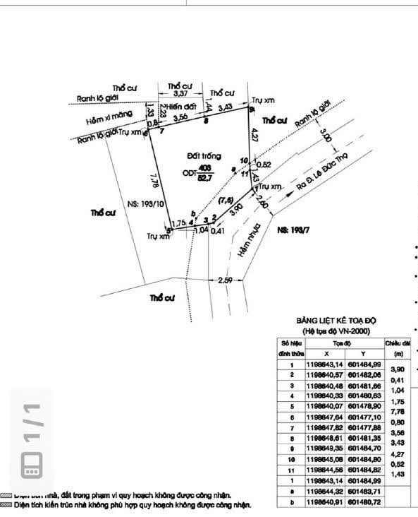 Đất Lê Đức Thọ Gò Vấp 53m² hơn 5 tỷ - Đường to ô tô vào tận nơi