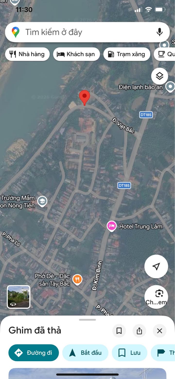 Đất Nông Tiến Tuyên Quang 110m² - Mặt tiền bờ sông Việt Bắc, Hướng Đông Nam