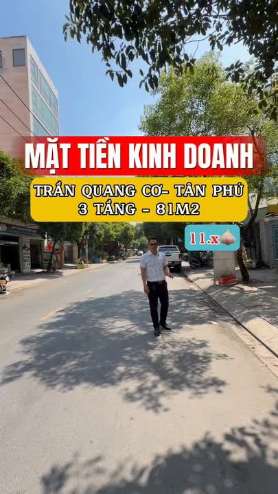 Nhà phố Trần Quang Cơ, Q12 81m² giá 11 tỷ - Mặt tiền kinh doanh đắc địa!