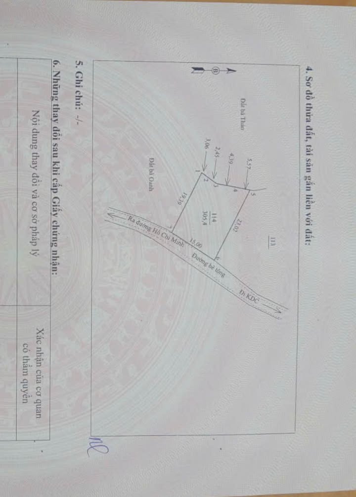 Đất thổ cư 300m² Phường An Tường, Tuyên Quang - Sổ đỏ chính chủ, ô tô vào đất