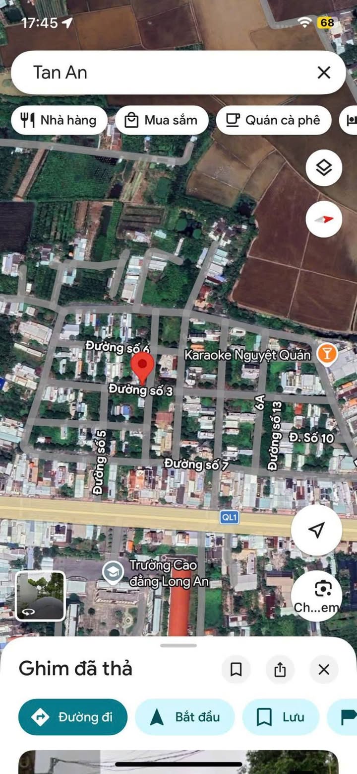 Bán Đất Lô Góc Phường 5, Tân An - 291m² - 3 Tỷ/Cặp