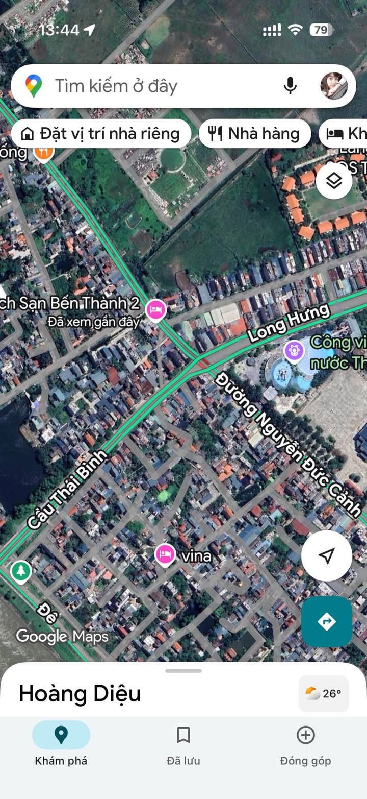 Đất nền Hoàng Diệu TP Thái Bình 64,6m² - Đường to ô tô, giá tốt!