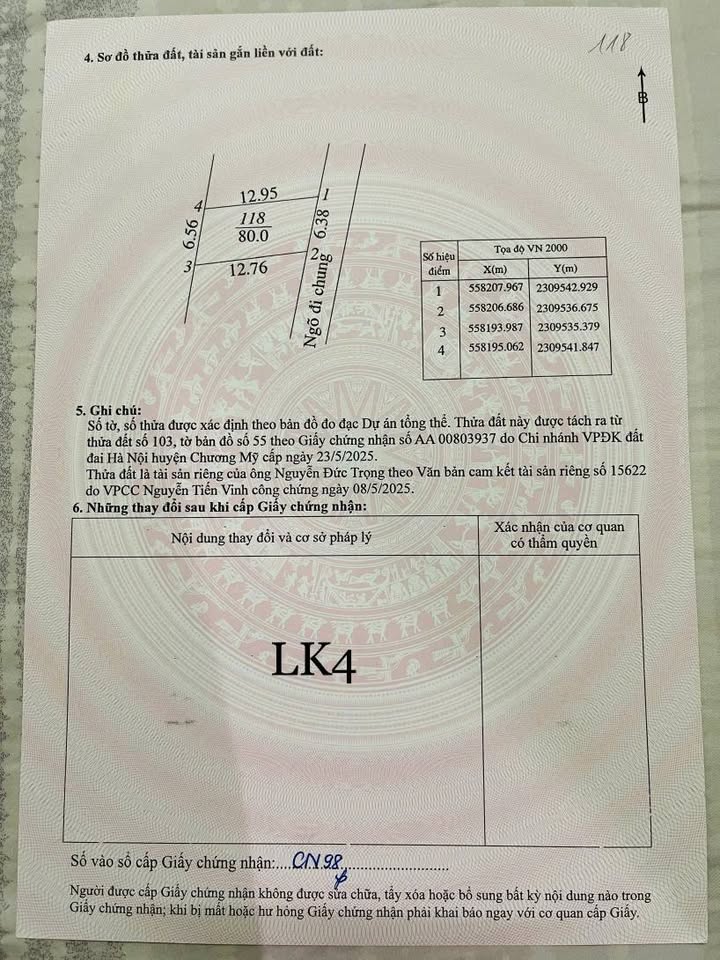 Đất nền Thủy Xuân Tiên 80m² giá 1 tỷ - Sổ đỏ sẵn đón đầu Metro