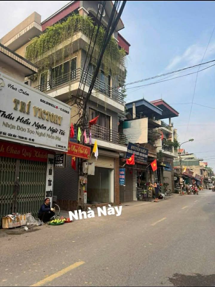 Nhà 4 Tầng Mặt Tiền Phố Vác, Thanh Oai 60m² - Kinh Doanh Sầm Uất, Sổ Đỏ Chính Chủ