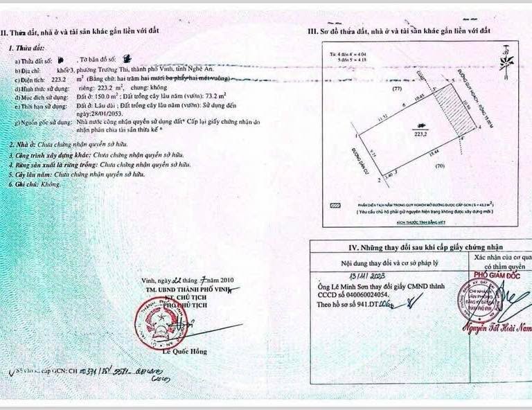 Đất Vàng Nguyễn Trung Ngạn, TP Vinh 223m² - Kinh Doanh/Biệt Thự 1x Tỷ