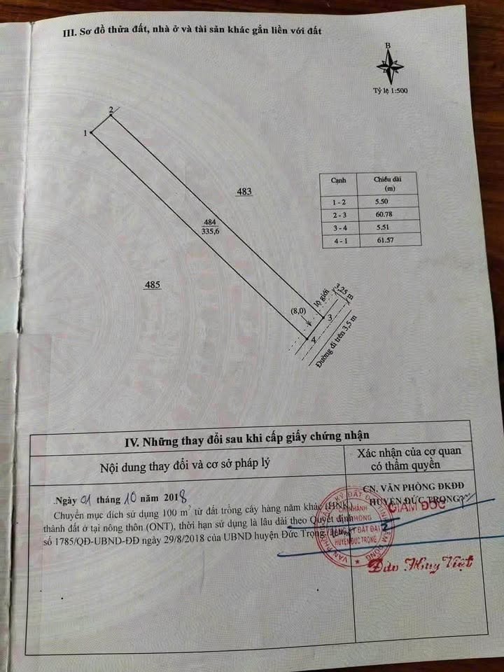 Đất nền Đức Trọng 330m² - Tiềm năng tăng giá vượt trội!