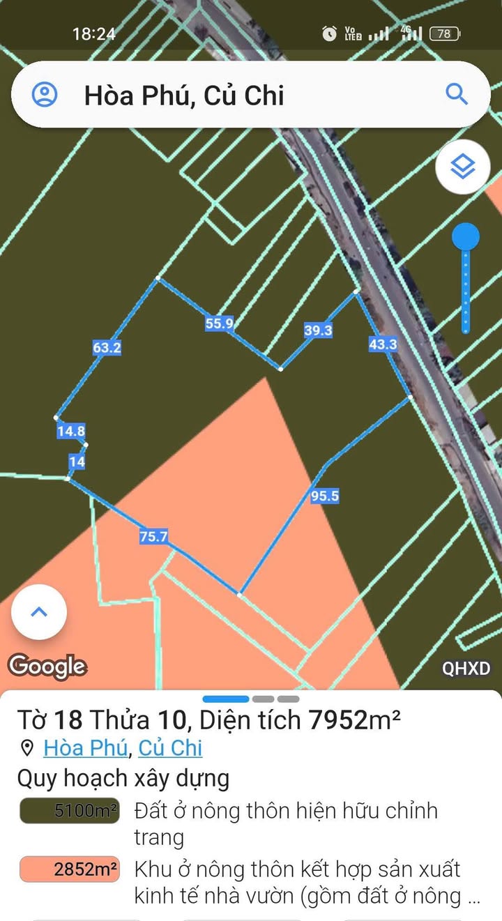 Đất nền Củ Chi 8000m² - Đất thổ cư 100%, tiềm năng vượt trội!